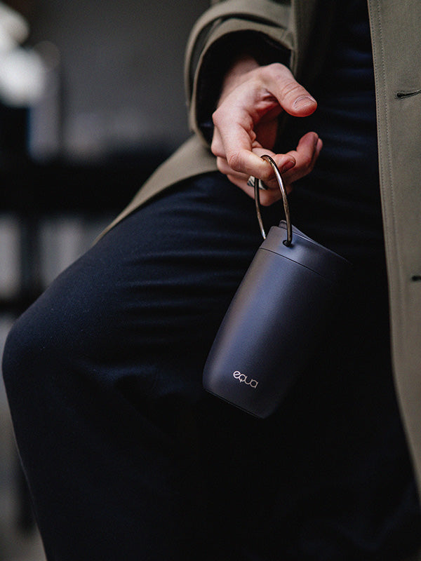 TO GO Coffee mug black vasthouden