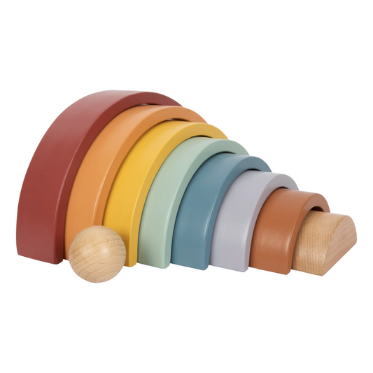 houten regenboog