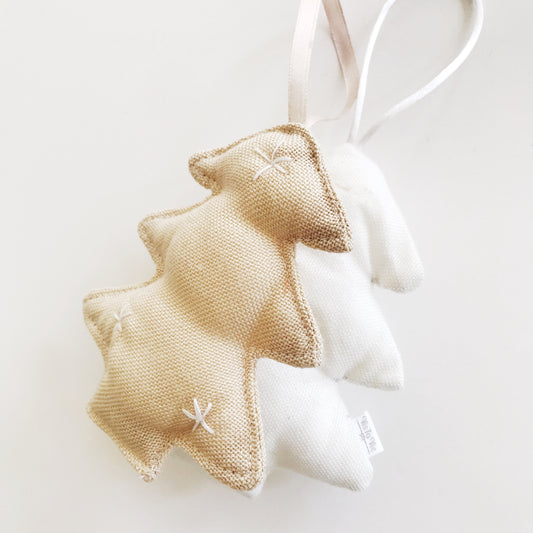 Kerst kussen hanger linnen