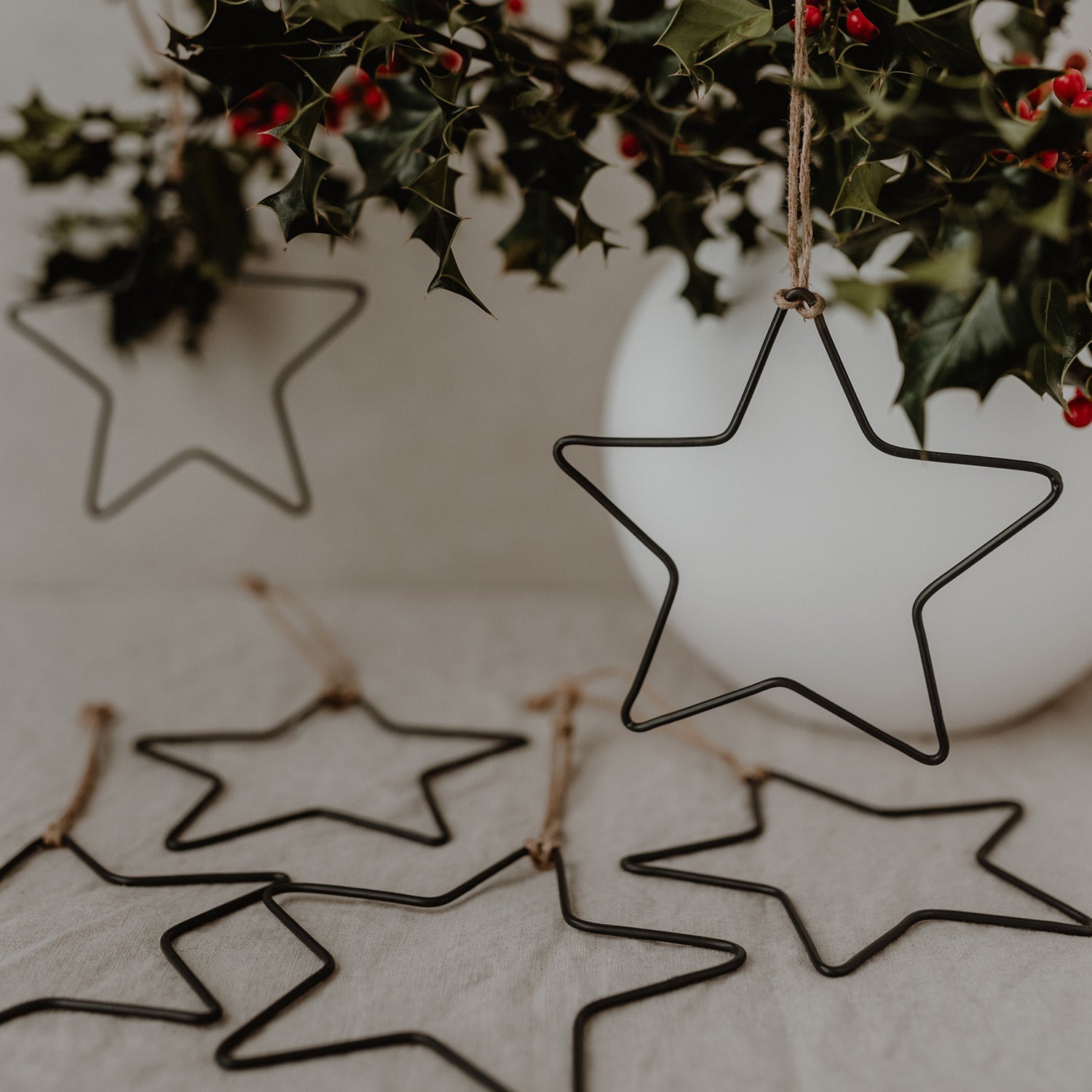 Metalen kerst hangers kerst