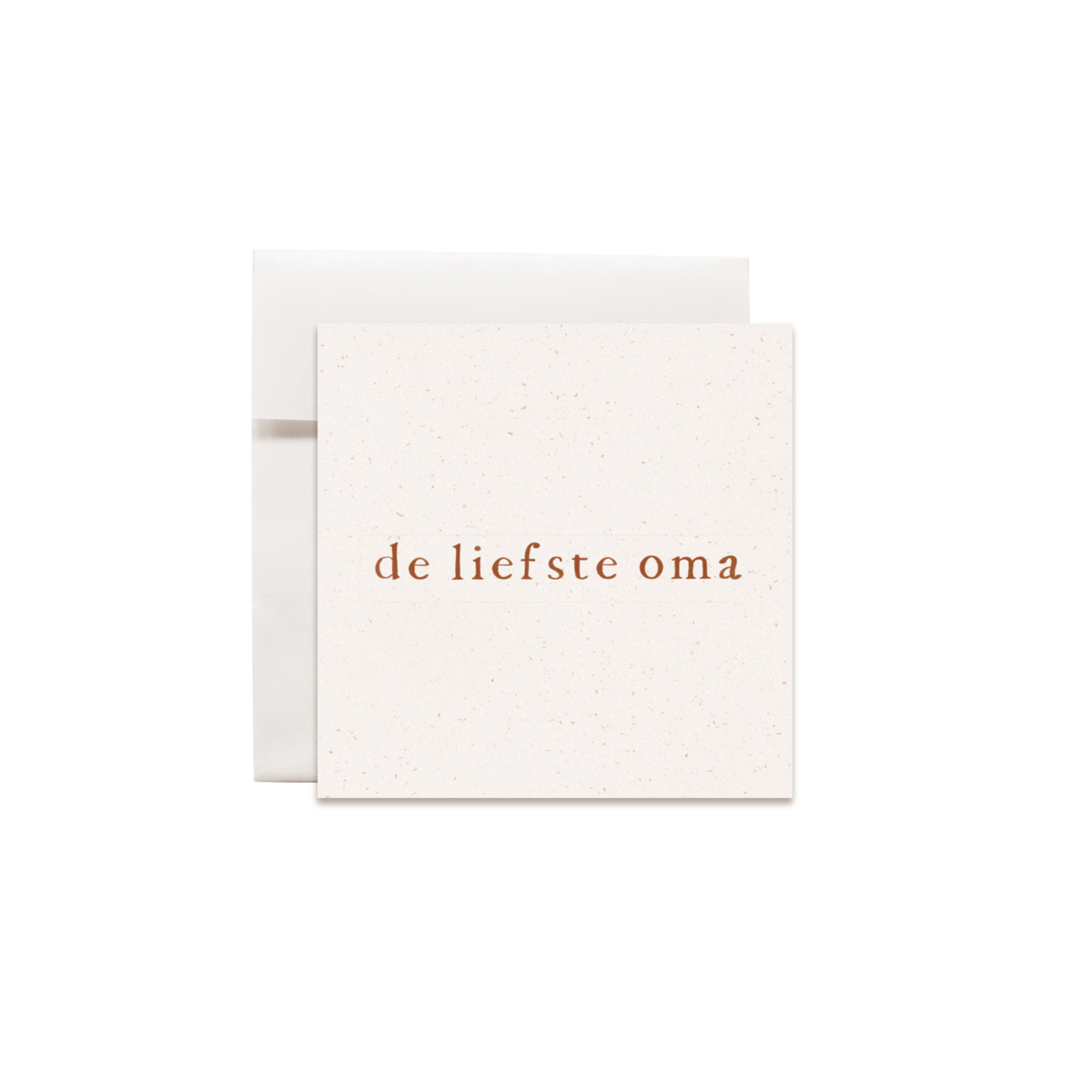 Mini kaartje de liefste oma