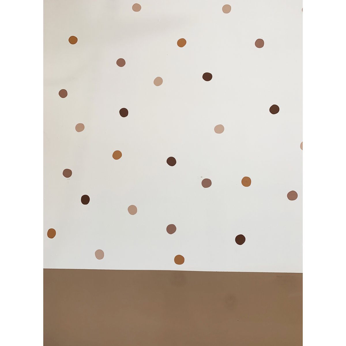 Muurstickers dots muur