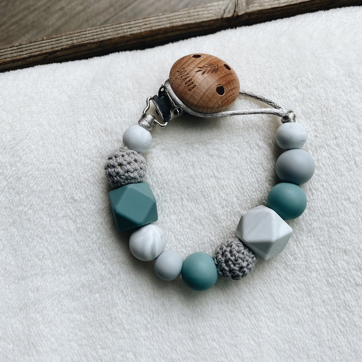 Speenkoord grijsblauw