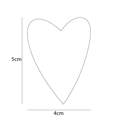 Muurstickers | Hartjes pasteltinten