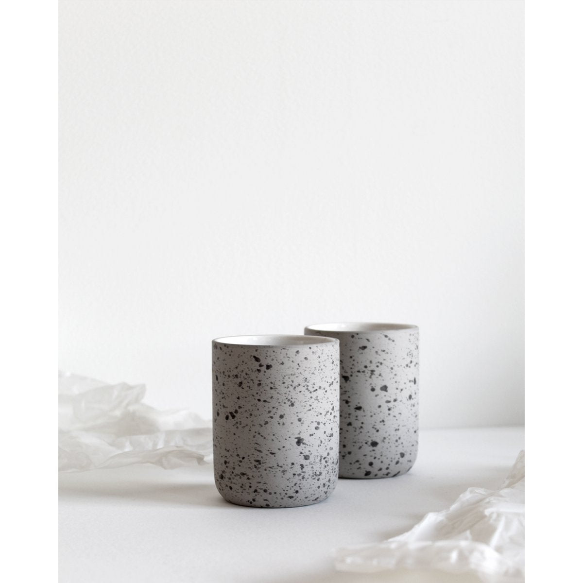 koffie mok spikkels 2 stuks