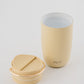 thermoskop kleur butter met gouden ring open