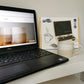 houten laptop