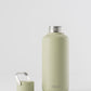 stalen drinkfles kleur matcha met dop er af