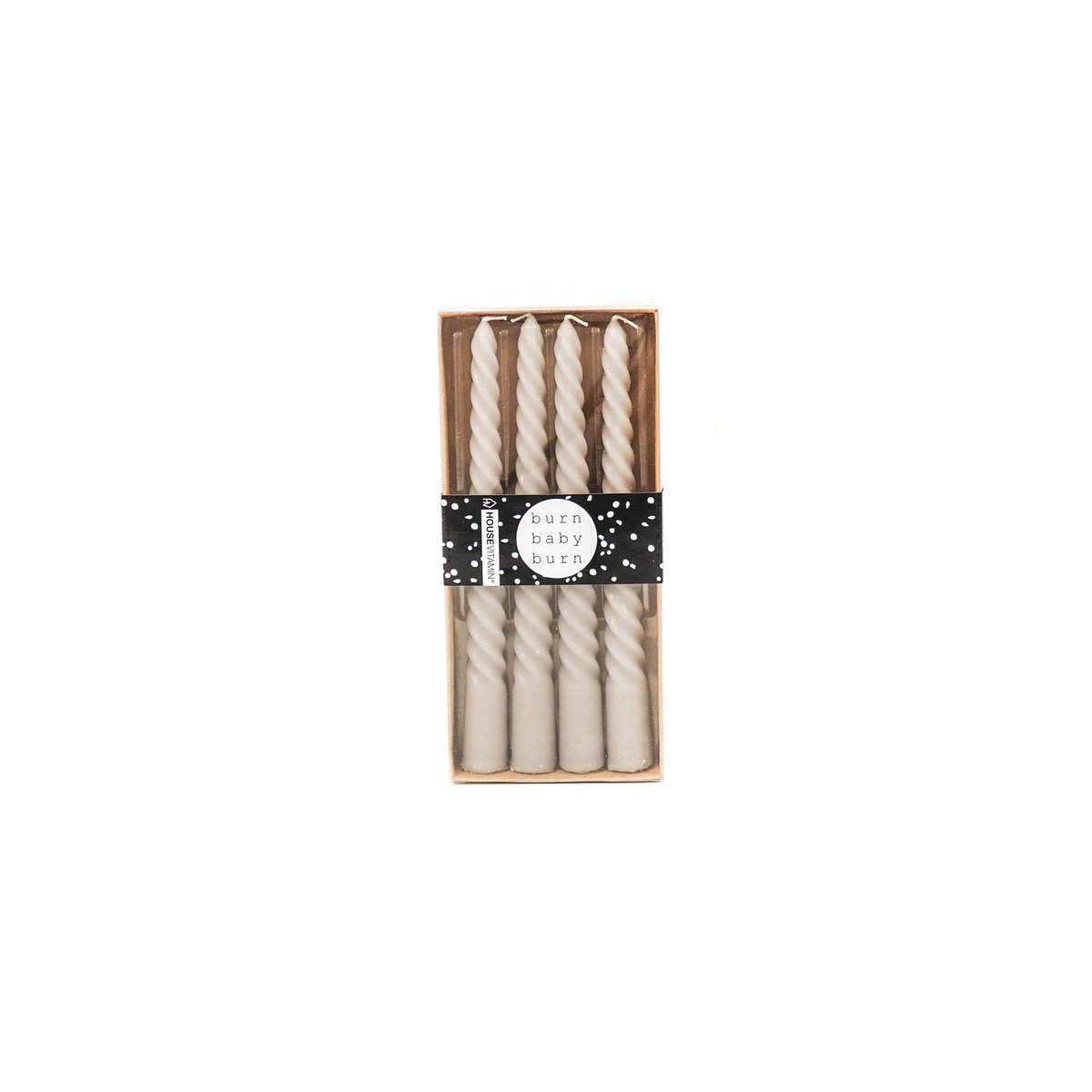 dinerkaars twisted grijs set van 4