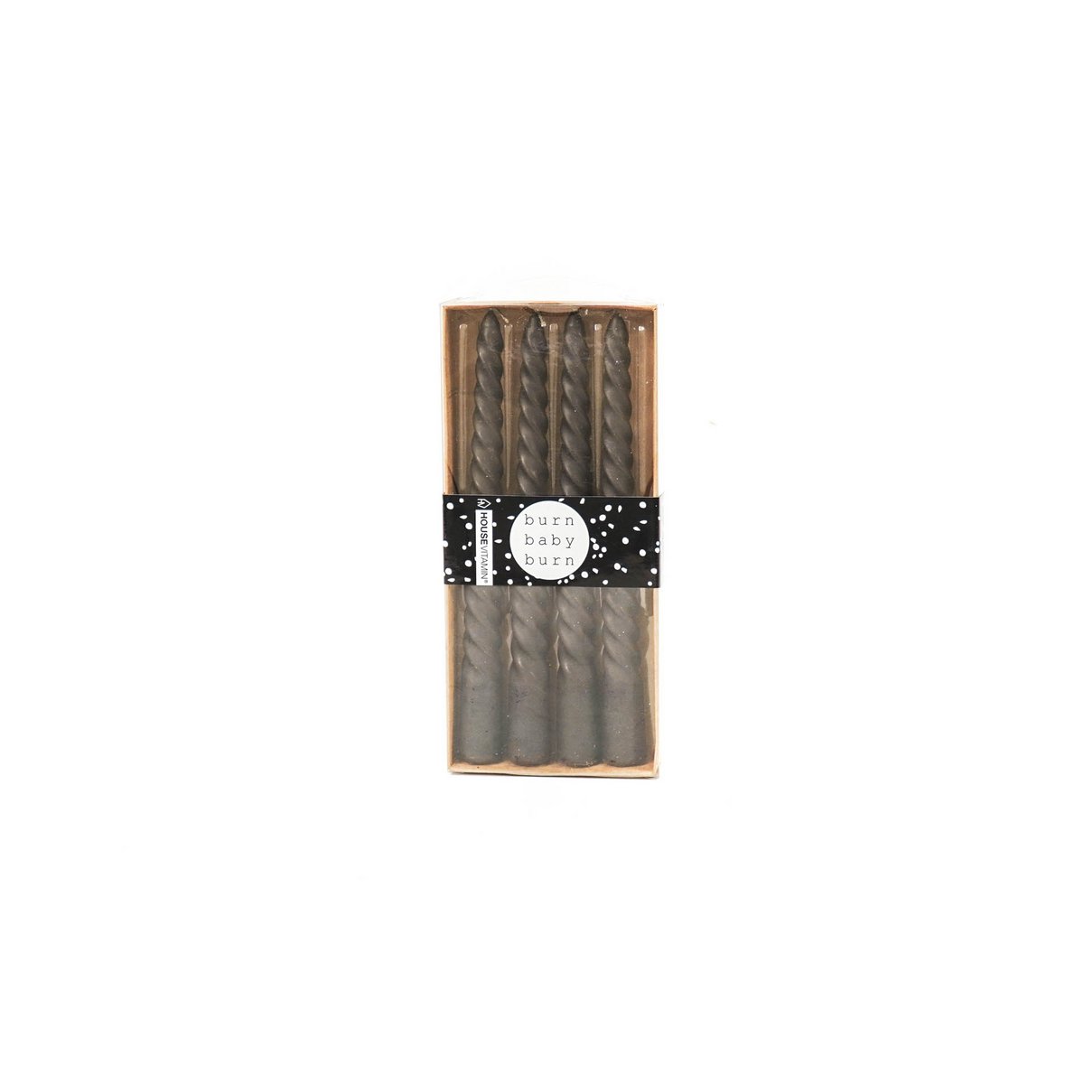dinerkaars twisted zwart set van 4