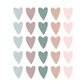 Muurstickers hartjes 25 stuks