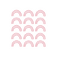 Muursticker regenboog roze 1